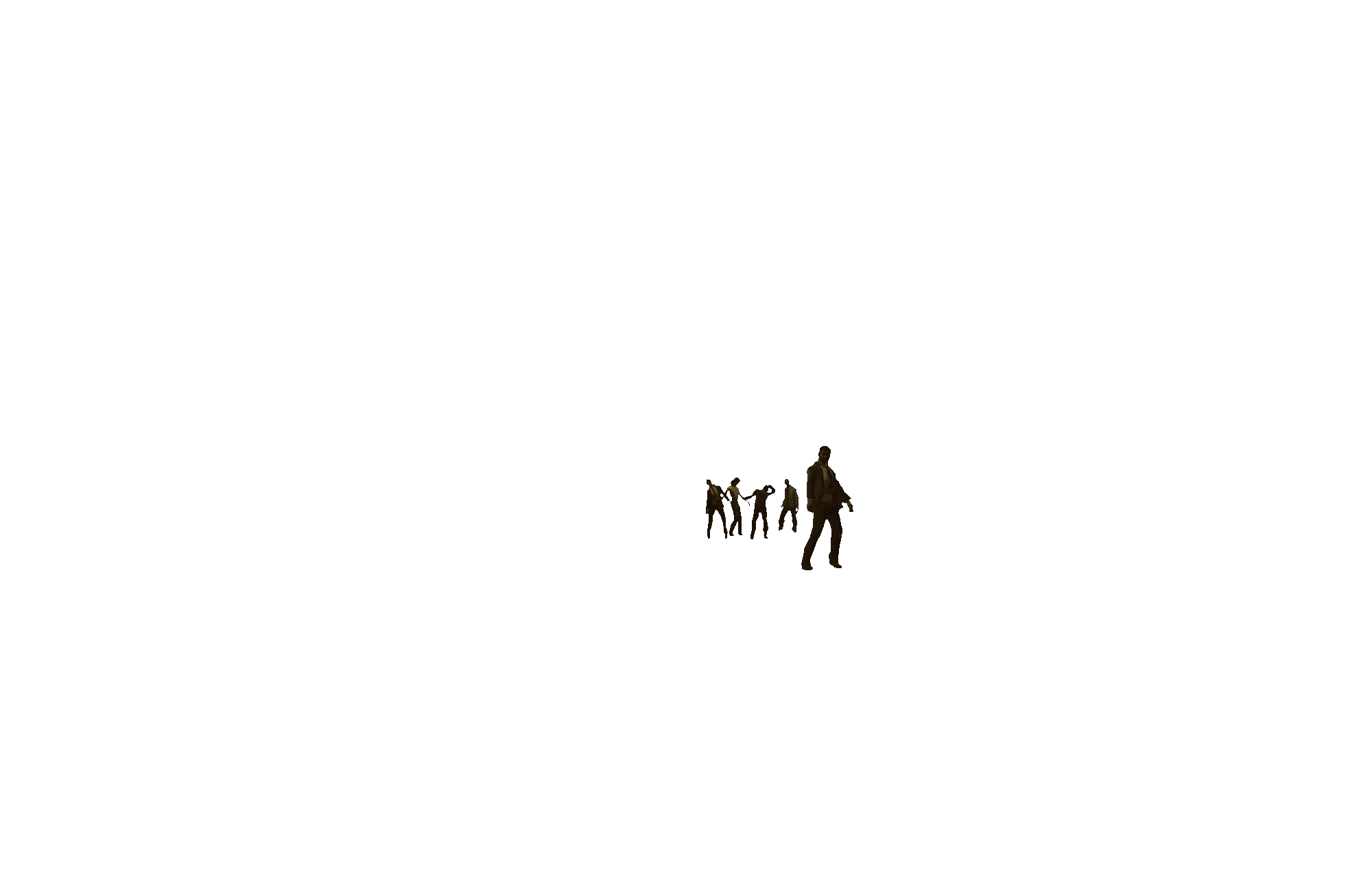 Group of zombies