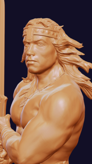 Conan the barbarian_Arnold Schwarzenegger_detail