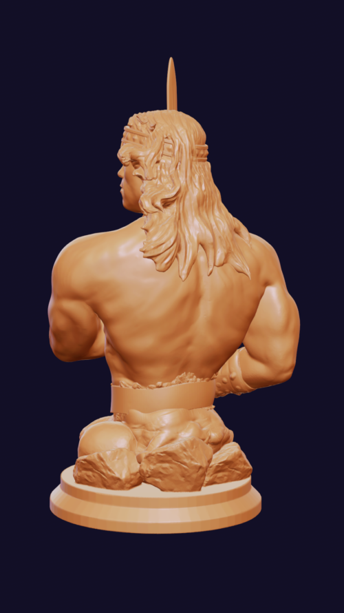 Conan the barbarian_Arnold Schwarzenegger_back view