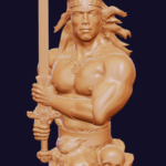 Conan the barbarian_Arnold Schwarzenegger_model