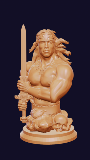 Conan the barbarian_Arnold Schwarzenegger_model