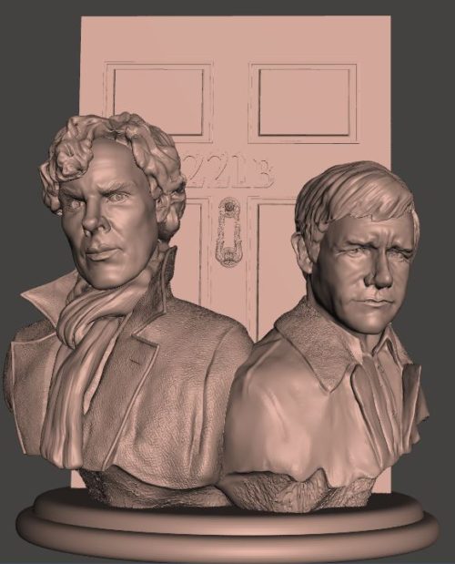 Holmes and Watson detail