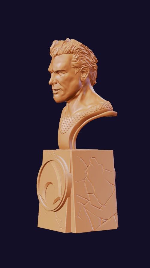 aquaman-classic-dc-3d-model-angled view