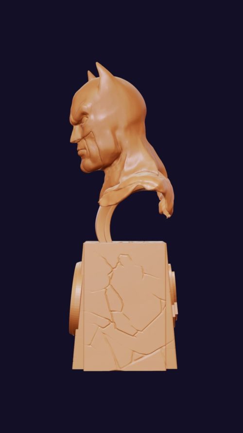 batman-classic-dc-3d-model-side view