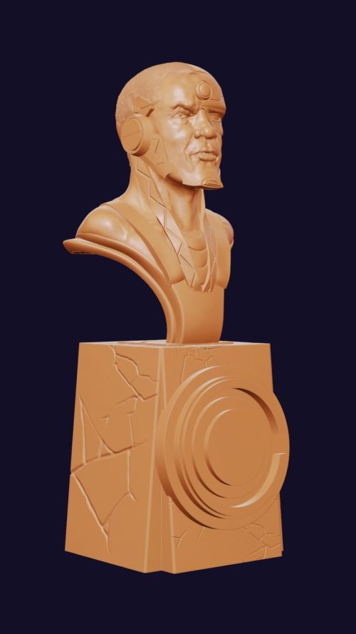 cyborg-classic-dc-3d-model-3 quarter view 2