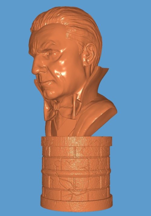 dracula-bela-lugosi-3d-model-STL view