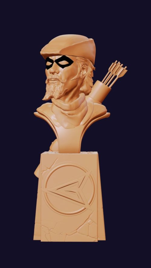 green-arrow-classic-dc-3d-model