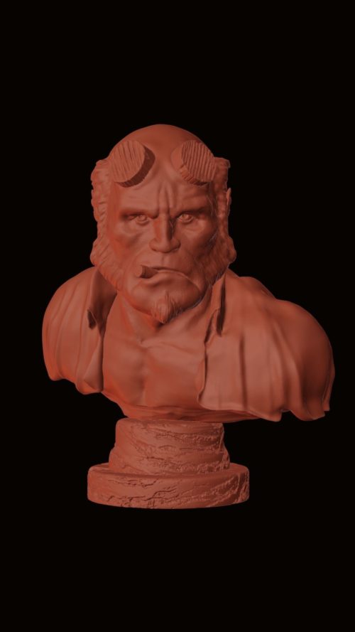 hellboy-bust-front-view