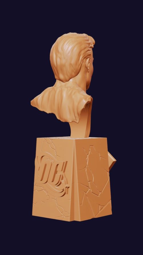 superman-classic-dc-3d-model-back view