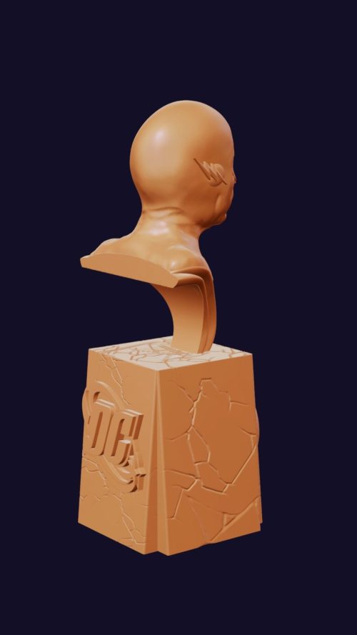 the-flash-classic-dc-3d-model-back view
