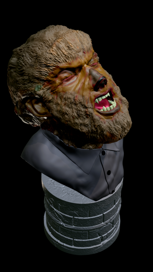 The Wolfman_ 3qtr top view