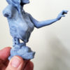 zombie girl 3D printed