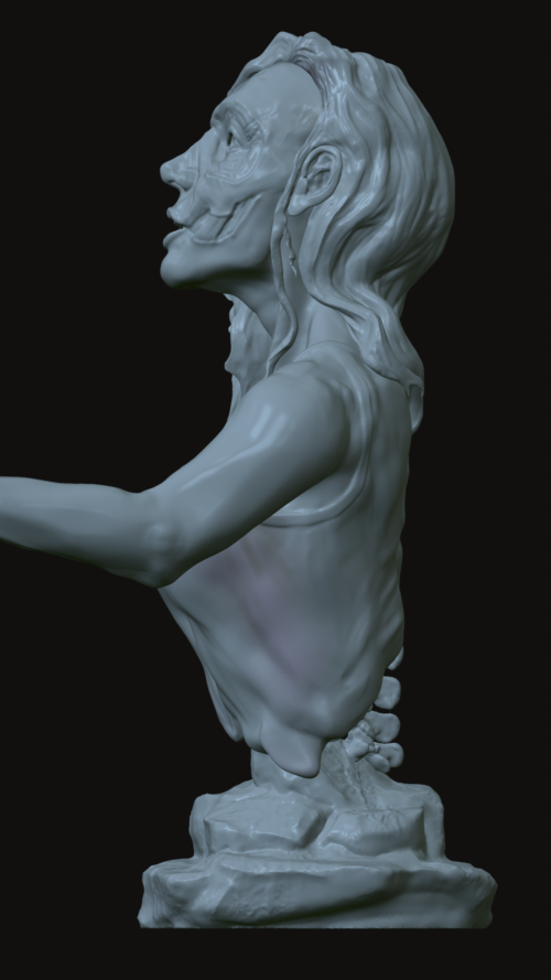 zombie girl model_side2